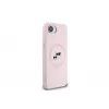Karl Lagerfeld Funda MagSafe Silicone Karl & Choupette Heads para iPhone 16e / 17e, rosa