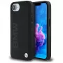 BMW Funda Leather Hot Stamp para iPhone 16e / 17e, negro