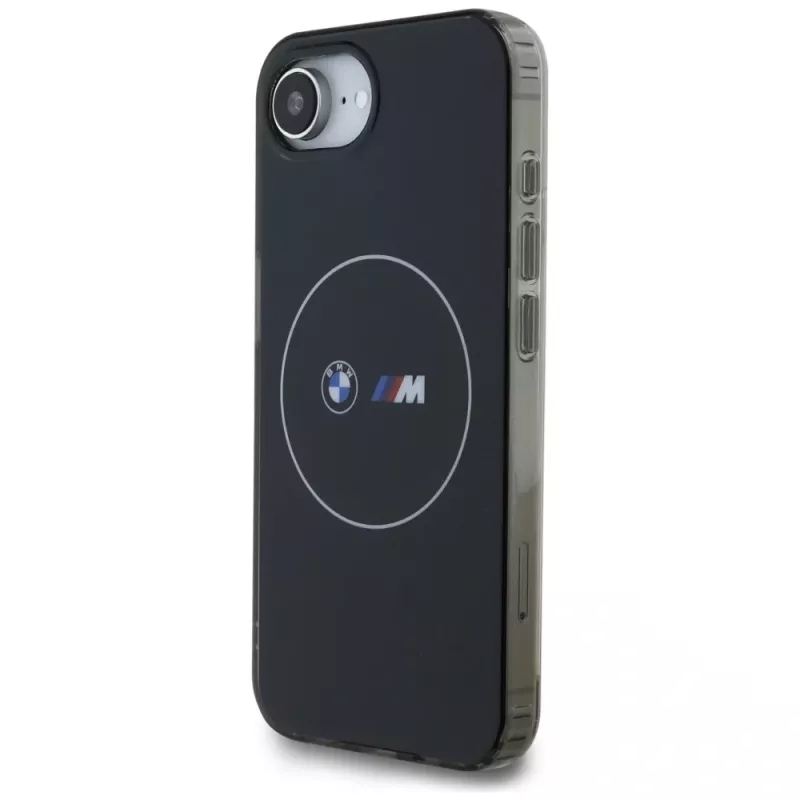 BMW IML Metal White Circle funda MagSafe para iPhone 16e / 17e negro