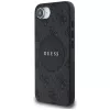 Guess Funda MagSafe 4G Circle Classic Logo para iPhone 16e, negro