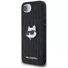 KARL LAGERFELD Funda Monogram Choupette Head Pin para iPhone 16e / 17e, negro