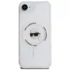 Karl Lagerfeld IML Metal Karl Head Funda MagSafe para iPhone 16e/17e, blanco