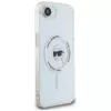 Karl Lagerfeld IML Metal Karl Head Funda MagSafe para iPhone 16e/17e, blanco