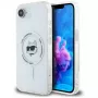 KARL LAGERFELD IML Metal Choupette Head Funda MagSafe para iPhone 16e / 17e, blanco