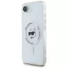 KARL LAGERFELD IML Metal Choupette Head Funda MagSafe para iPhone 16e / 17e, blanco