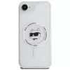 KARL LAGERFELD IML Metal Choupette Head Funda MagSafe para iPhone 16e / 17e, blanco
