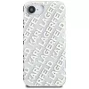 Karl Lagerfeld IML Repeat Logo Funda para iPhone 16e / 17e, dorado
