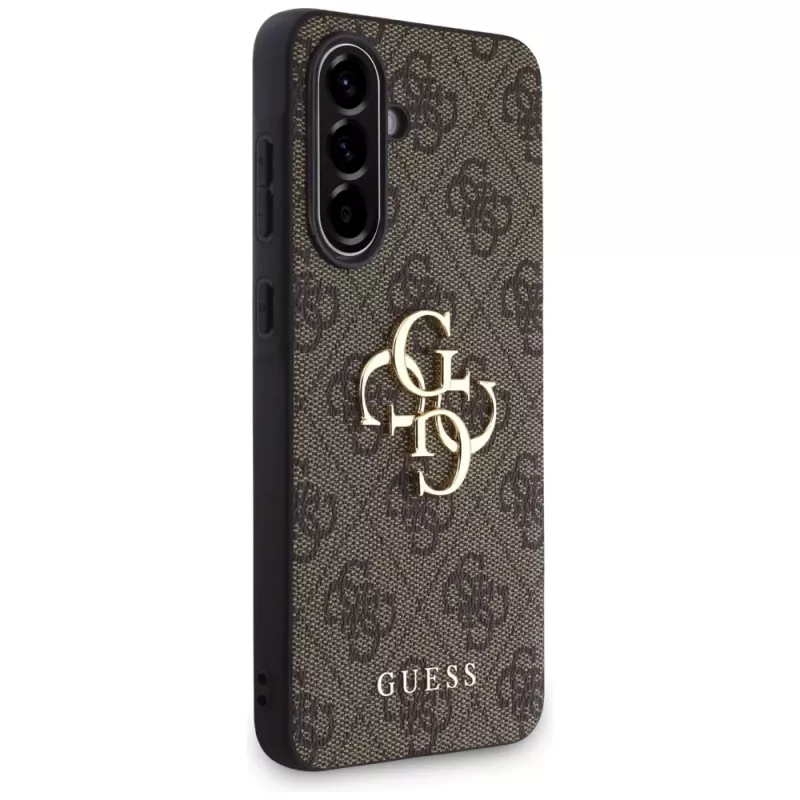 Guess Big 4G Logo Classic Logo Funda para Samsung Galaxy A56 5G (marrón)