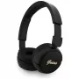 Guess Metal Logo Script Auriculares inalámbricos Bluetooth 5.3 over-ear, negro