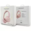 Guess Metal Logo Script Auriculares inalámbricos Bluetooth 5.3 on-ear (rosa)