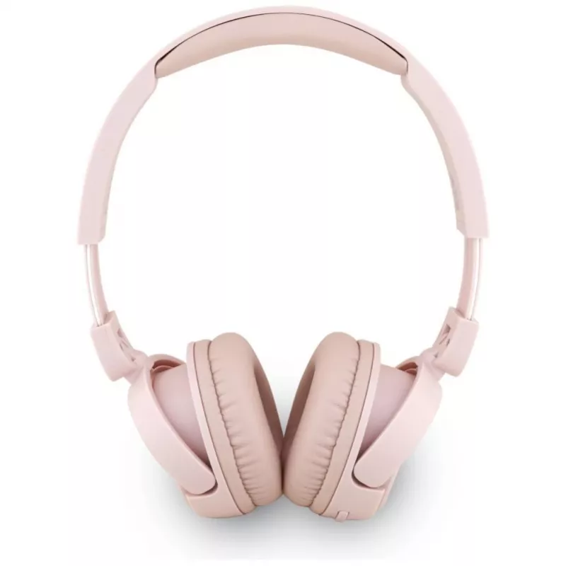 Guess Metal Logo Script Auriculares inalámbricos Bluetooth 5.3 on-ear (rosa)