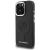 Karl Lagerfeld Initial & Metal Logo Funda MagSafe para iPhone 16 Pro, negro