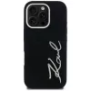 Karl Lagerfeld FW Jeans Signature Logo Funda para iPhone 16 Pro, negro
