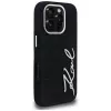 Karl Lagerfeld FW Jeans Signature Logo Funda para iPhone 16 Pro, negro