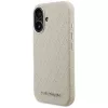 Karl Lagerfeld FW Stamped Karl Funda MagSafe para iPhone 16, beige