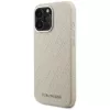 KARL LAGERFELD FW Stamped Karl Funda MagSafe para iPhone 16 Pro Max, beige