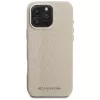 KARL LAGERFELD FW Stamped Karl Funda MagSafe para iPhone 16 Pro Max, beige