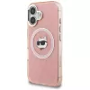 Karl Lagerfeld IML Choupette Head Logo Funda MagSafe para Apple iPhone 16, rosa