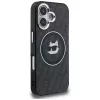 Karl Lagerfeld IML Choupette Head Logo funda MagSafe para iPhone 16, negro