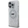 KARL LAGERFELD IML Karl Head Logo funda MagSafe para Apple iPhone 16 Pro, gris