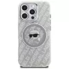 KARL LAGERFELD IML Karl Head Logo funda MagSafe para Apple iPhone 16 Pro, gris