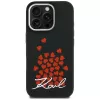 Karl Lagerfeld Silicone Heart SignLogo funda MagSafe para iPhone 16 Pro negro