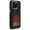 Karl Lagerfeld Silicone Heart SignLogo funda MagSafe para iPhone 16 Pro negro