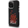 Karl Lagerfeld Silicone Heart SignLogo funda MagSafe para iPhone 16 Pro Max negro