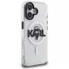 KARL LAGERFELD IML Karl Sketch Logo funda MagSafe para iPhone 16, transparente