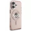 KARL LAGERFELD IML Choupette Sketch Logo funda MagSafe para iPhone 16 rosa