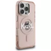 Karl Lagerfeld IML Choupette Sketch Logo funda MagSafe para iPhone 16 Pro Max, rosa