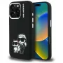 KARL LAGERFELD funda de silicona Karl & Choupette Sketch MagSafe para Apple iPhone 16 Pro Max, negro