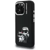 KARL LAGERFELD funda de silicona Karl & Choupette Sketch MagSafe para Apple iPhone 16 Pro Max, negro
