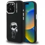 KARL LAGERFELD funda de silicona Karl Sketch MagSafe para Apple iPhone 16 Pro, negro