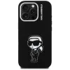 KARL LAGERFELD funda de silicona Karl Sketch MagSafe para Apple iPhone 16 Pro Max, negro