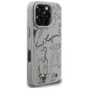 KARL LAGERFELD funda MagSafe Grained Pattern & Logo para Apple iPhone 16 Pro Max - gris