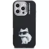 Karl Lagerfeld funda IML Aquarelle Choupette & Logo para iPhone 16 Pro Max negro