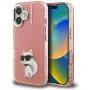 Karl Lagerfeld funda IML Aquarelle Choupette & Logo para iPhone 16, rosa
