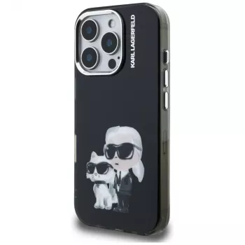 KARL LAGERFELD funda protectora IML Aquarelle para Apple iPhone 16 Pro - negro