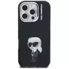Karl Lagerfeld funda IML Aquarelle Karl & Logo para iPhone 16 Pro Max negro