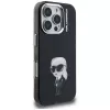 Karl Lagerfeld funda IML Aquarelle Karl & Logo para iPhone 16 Pro Max negro