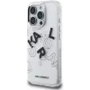 Karl Lagerfeld IML Sketched Graphic Funda para iPhone 16 Pro Transparente