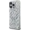 Karl Lagerfeld IML Karl ScriptPattern Funda MagSafe para Apple iPhone 16 Pro, Blanco