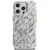 Karl Lagerfeld IML Karl ScriptPattern Funda MagSafe para Apple iPhone 16 Pro, Blanco