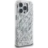 KARL LAGERFELD IML Karl ScriptPattern Funda MagSafe para Apple iPhone 16 Pro Max - Blanco
