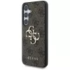 Guess Big 4G Logo Classic Logo Funda para Samsung Galaxy S25+ (Marrón)
