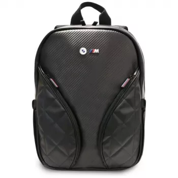 BMW Carbon Pockets & Metal Logo Mochila para portátil 16 Negra