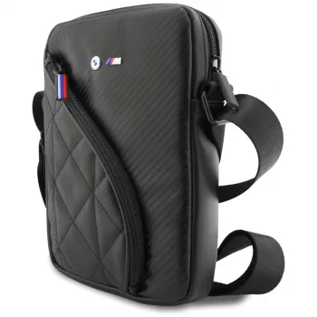 BMW Carbon Pockets & Metal Logo Funda para smartphone 8 Negra