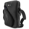 BMW Carbon Pockets & Metal Logo Funda Negra para iPhone X/XS