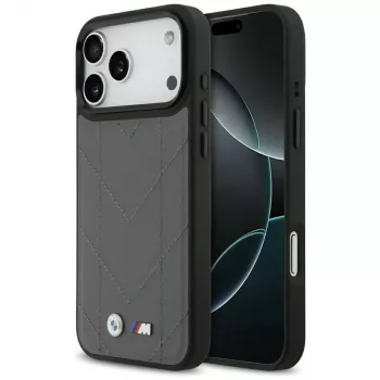 BMW M Quilted Logo Funda MagSafe para iPhone 17 Pro Max Antracita